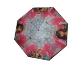 Deštník skládací dětský Mondoli Patty 50327 růžový